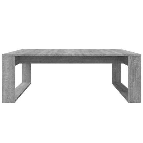Sofabord 100x100x35 cm konstrueret træ grå sonoma-eg