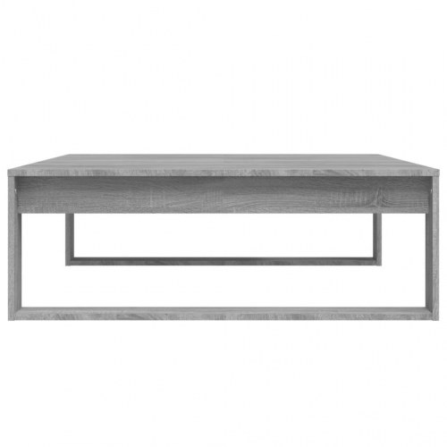 Sofabord 100 × 100 × 35 cm i konstrueret træ - grå sonoma-eg