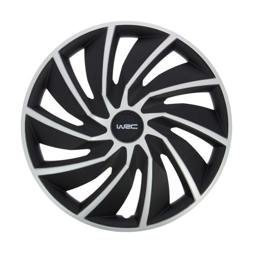 WRC Turbo hjulkapsler 14" - grå/sort