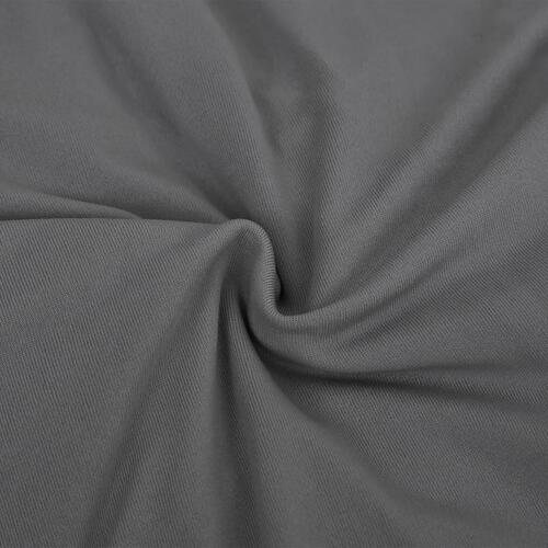 Elastisk 2-personers sofabetræk polyesterjersey antracitgrå
