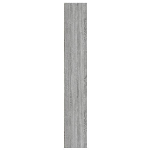 Bogreol 40x30x189 cm konstrueret træ grå sonoma-eg