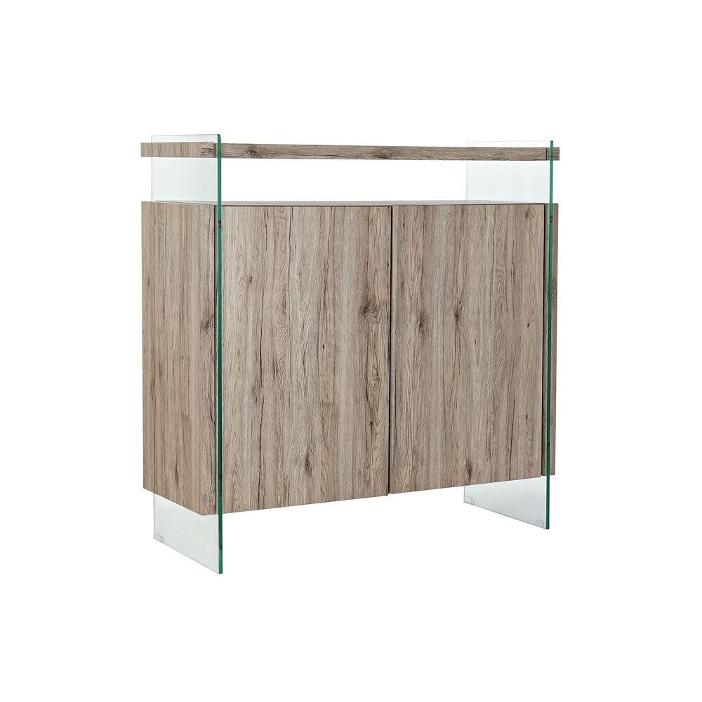 Skænk Natur Hærdet Glas Mdf 120 × × 120