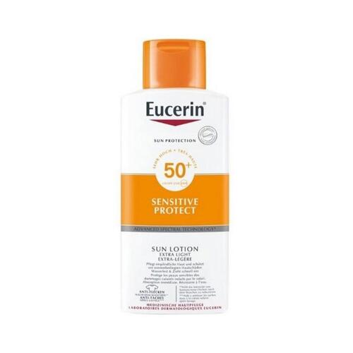 Solcreme Sensitive Protect Eucerin Spf 50 400 ml