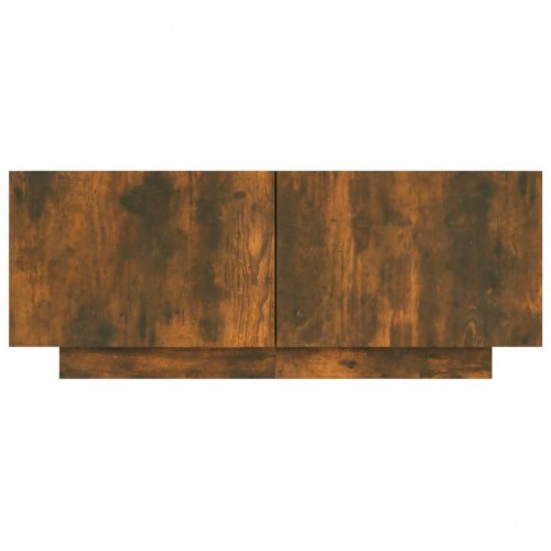 Tv-bord 100×35×40 cm i konstrueret træ - røget egetræsfarve