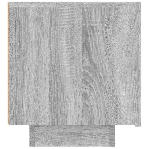 Tv-bord 100x35x40 cm konstrueret træ grå sonoma-eg
