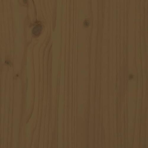 Daybed med udtræk 2x(90x190) cm massivt fyrretræ gyldenbrun