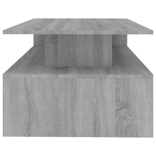 Sofabord 90x60x42,5 cm konstrueret træ grå sonoma-eg