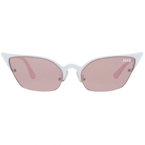 Victoria's Secret solbriller til kvinder PK0016-5525Z, Ø 55 mm - hvid/pink