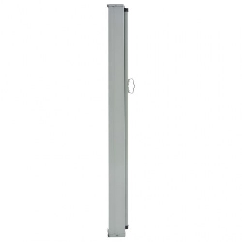 Sammenrullelig sidemarkise til terrasse/altan 120 × 300 cm - brun