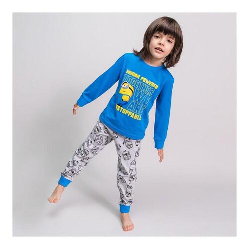 Nattøj Børns Minions Blå 12 år