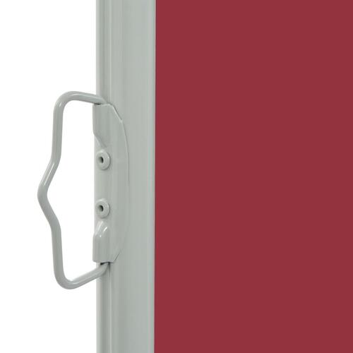 Sammenrullelig sidemarkise til terrassen 60x300 cm rød