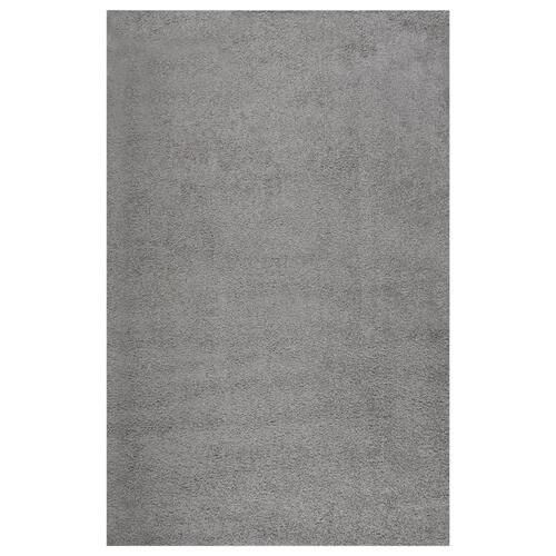 Shaggy gulvtæppe 200x290 cm høje luv grå