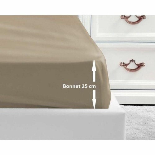 Lovely Home faconsyet lagen - beige, dobbeltseng 180 × 200 cm