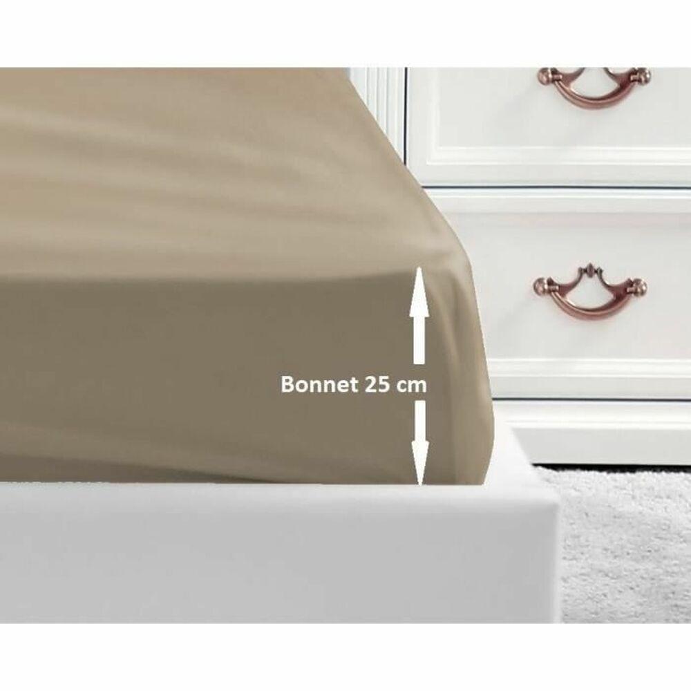 Lovely Home faconsyet lagen - beige, dobbeltseng 180 × 200 cm