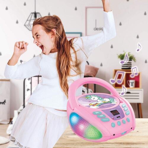 CD/MP3-afspiller Lexibook Børns Pink Bluetooth Enhjørning