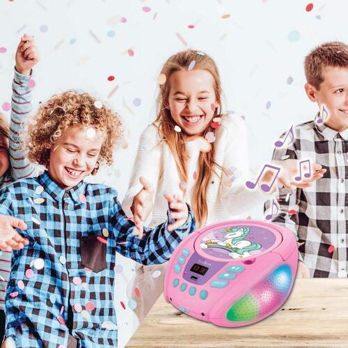 CD/MP3-afspiller Lexibook Børns Pink Bluetooth Enhjørning
