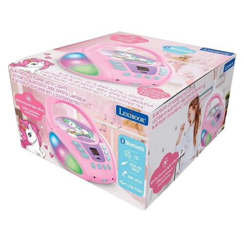 CD/MP3-afspiller Lexibook Børns Pink Bluetooth Enhjørning