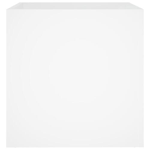 Plantekasse 40x40x40 cm konstrueret træ hvid