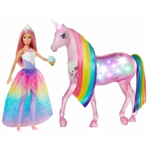 Dukke med kæledyr Barbie Dreamtopia Enhjørning