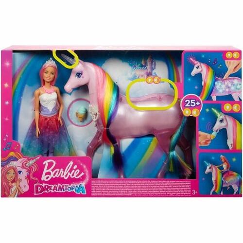 Dukke med kæledyr Barbie Dreamtopia Enhjørning