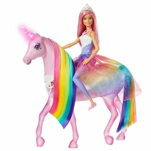 Dukke med kæledyr Barbie Dreamtopia Enhjørning