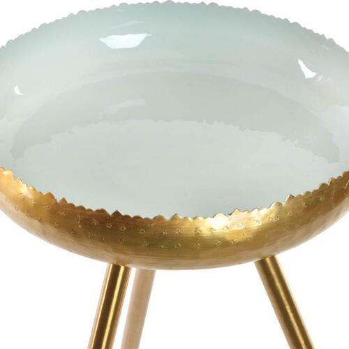 Sofabord Blå Metal Lakeret (43 x 43 x 61 cm)