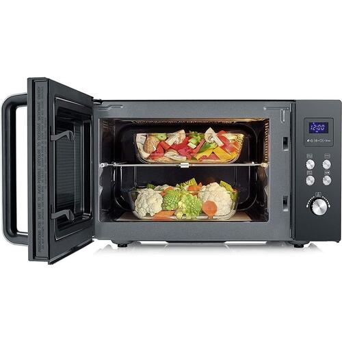 Mikrobølgeovn med Grill Severin 7763 25L 900 W Sort