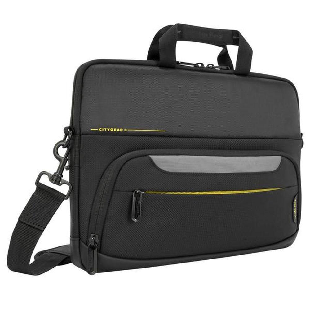 Targus Citygear Slim Topload Laptop Case 14 tommer Polykarbonat, Polyurethan Sort