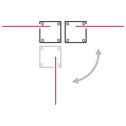 Sammenrullelig sidemarkise 100 x 1000 cm antracitgrå