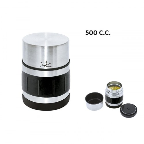 Termokande JATA 825 - 500 ml, sort/sølvfarvet