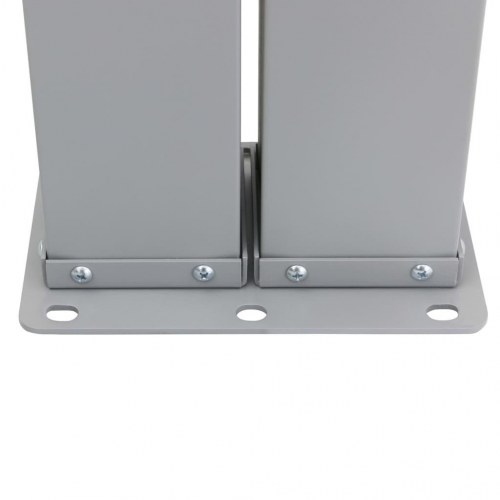 Sammenrullelig sidemarkise 100 x 1000 cm rød