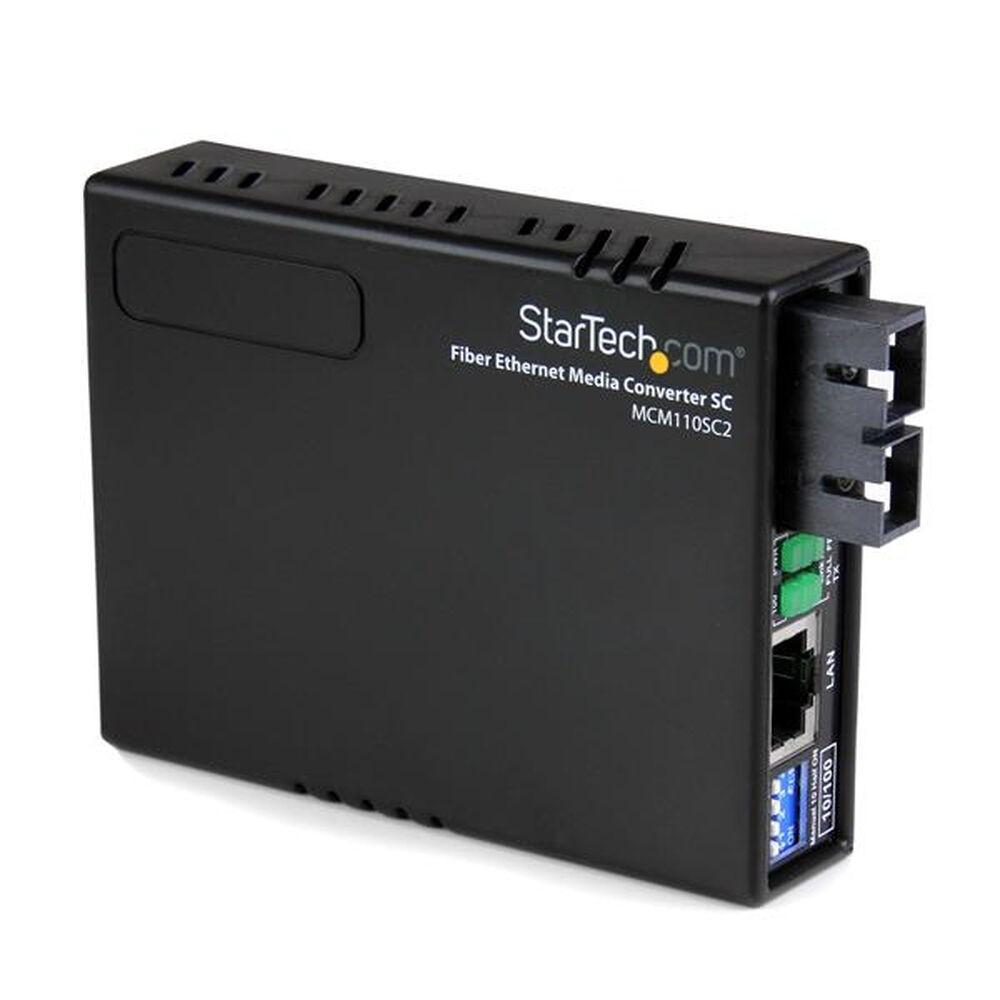 Mediakonverter RJ45 til fiber - StarTech MCM110SC2EU billede