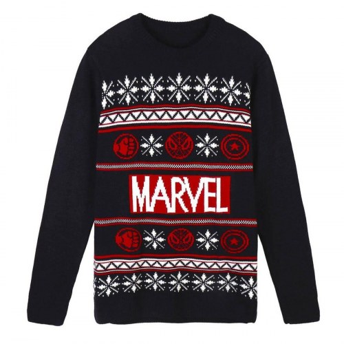 Unisex Trøje Marvel Mørkeblå - XL