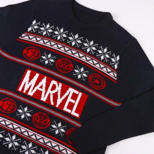 Unisex Trøje Marvel Mørkeblå - XL