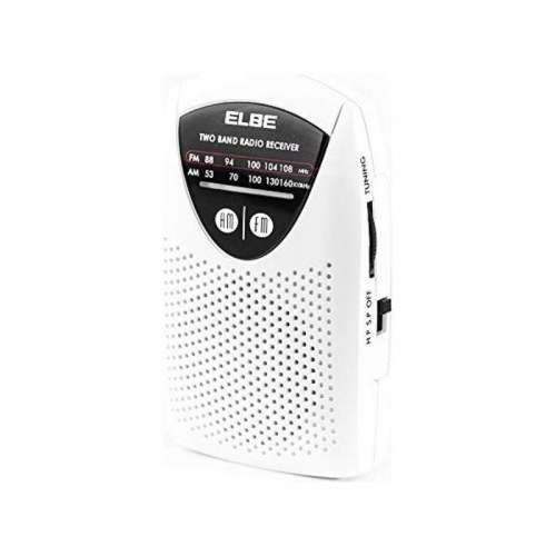 Radio ELBE RF-50 AM/FM med Bluetooth og Wi‑Fi - Hvid/Sort