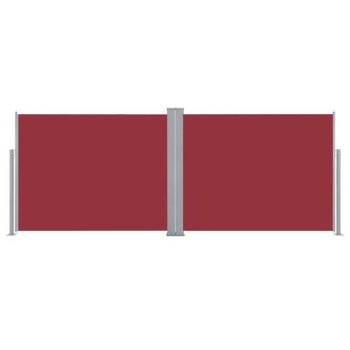 Sammenrullelig sidemarkise 170 x 1000 cm rød