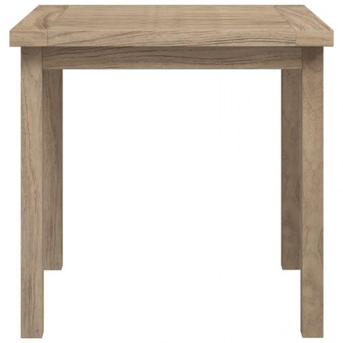 Sidebord 45x45x45 cm massivt teaktræ