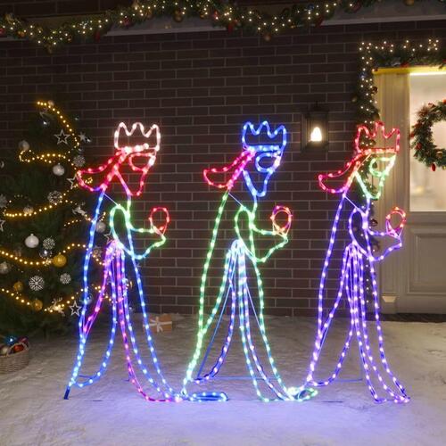 Julefigur de tre vise mænd 504 LED-lys