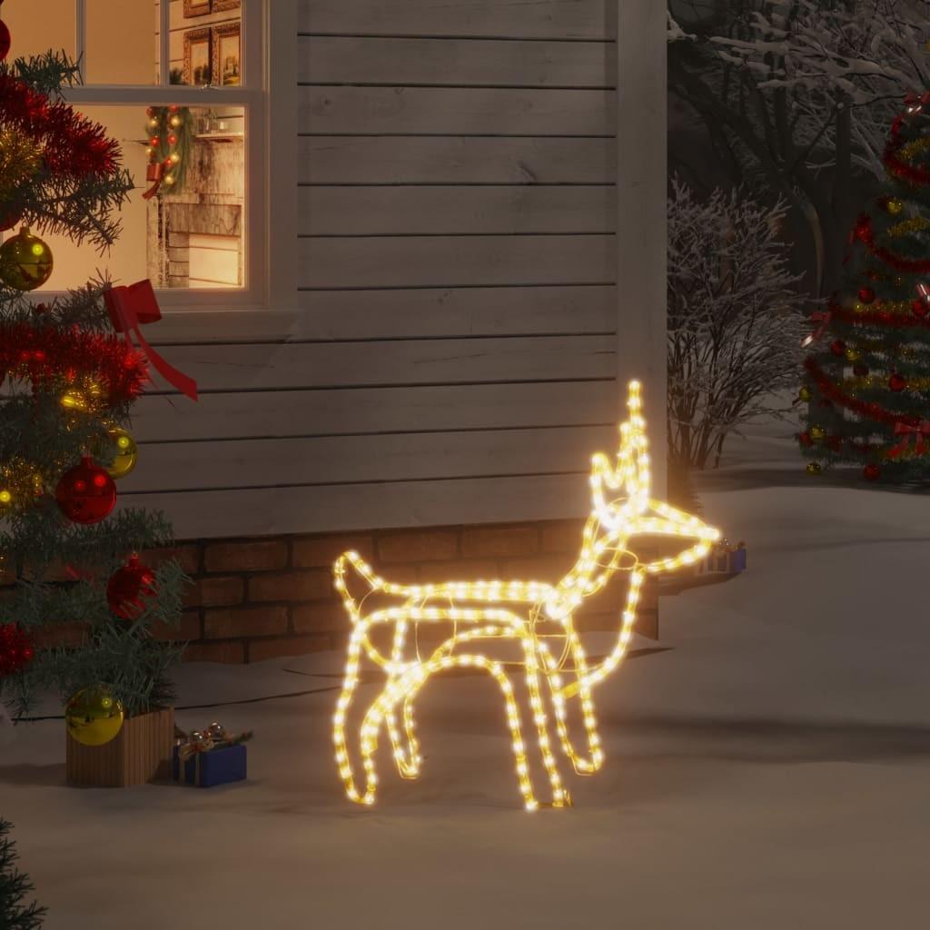 Julerensdyr med LED-lys 60 x 30 x 60 cm, Julelys og lyskæder hos HomeNordic