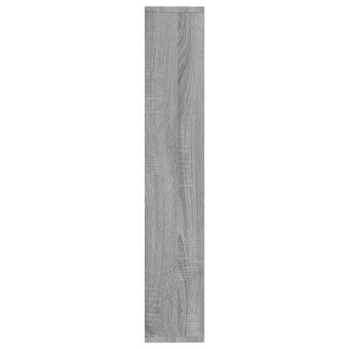 Væghylde 36x16x90 cm konstrueret træ grå sonoma-eg