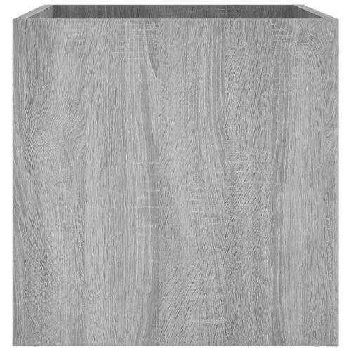 Plantekasse 40x40x40 cm konstrueret træ grå sonoma-eg