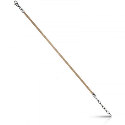 Armbånd til kvinder SCZP6 - brun, stål, 19 cm