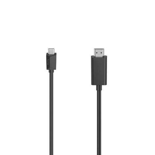 USB C til HDMI-kabel Hama 00200718 Sort 1 m 1,5 m
