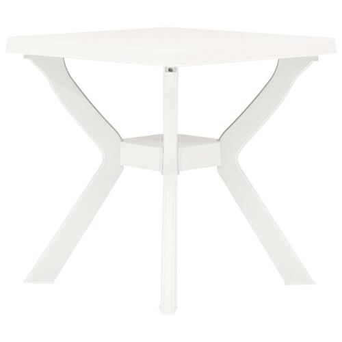 Bistrobord 70x70x72 cm plast hvid