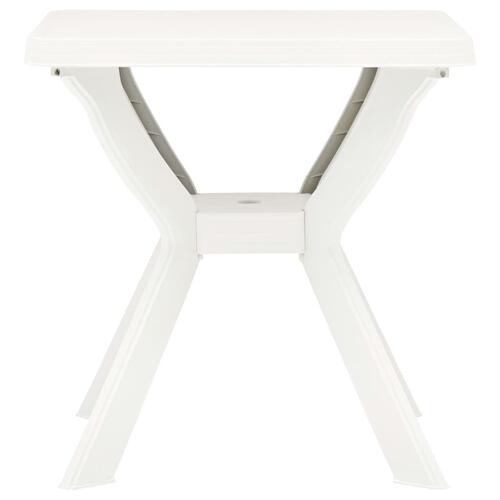 Bistrobord 70x70x72 cm plast hvid