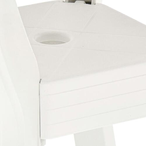 Bistrobord 70x70x72 cm plast hvid