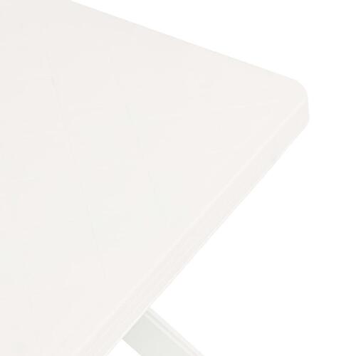 Bistrobord 70x70x72 cm plast hvid