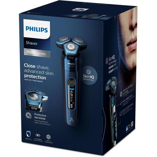 Genopladelig elektrisk barbermaskine Philips Wet & Dry S7782/50