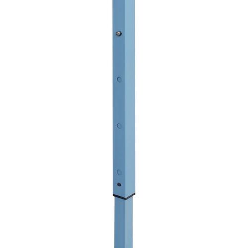 Foldbart festtelt 3 x 4 m stål blå