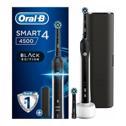 Elektrisk tandbørste Oral-B Smart 4 4500 CrossAction Sort Unisex Trådløst (OUTLET B)